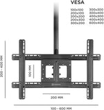 Ceiling TV Mount Tilt Swivel for 32" to 80-inch Screens up to 150 lb ONKRON N2L, Black