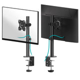 Monitor Desk Mount for 13"-34" Screens up to 17.6 lb. ONKRON D101E, Black