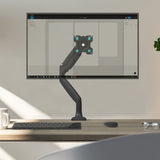 Monitor Desk Mount for 13"-32" LED LCD Monitors up to 19.8 lb. ONKRON G100, Black