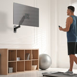 Full Motion Gas Spring TV Wall Mount for 13" to 32-inch Screens up to 17.6 lbs ONKRON G150, Black