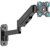 Full Motion Gas Spring TV Wall Mount for 13" to 32-inch Screens up to 17.6 lbs ONKRON G150, Black