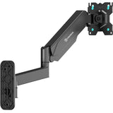 Full Motion Gas Spring TV Wall Mount for 13" to 32-inch Screens up to 17.6 lbs ONKRON G150, Black