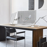 Dual Monitor Desk Mount Stand for 13"-32" Screens up to 19.8 lb. ONKRON G200, Silver