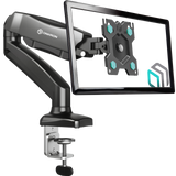 Monitor Desk Mount for 13"-32" LCD LED OLED Screens up to 17.6 lb. ONKRON G80, Black