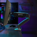 Monitor Desk Mount for 13"-32" LCD LED OLED Screens up to 17.6 lb. ONKRON G80, Black