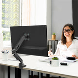Monitor Arm Desktop Mount for 13” to 34-Inch LCD LED Screens up to 22 lb. ONKRON G90, Black