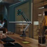 Monitor Arm Desktop Mount for 13” to 34-Inch LCD LED Screens up to 22 lb. ONKRON G90, Black