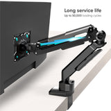 Monitor Arm Desktop Mount for 13” to 34-Inch LCD LED Screens up to 22 lb. ONKRON G90, Black