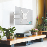 Full Motion TV Wall Mount for 32" to 65-inch Screens up to 77 lbs ONKRON M4, White