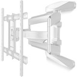 Full Motion TV Wall Mount for 40" to 75-inch Screens up to 100 lbs ONKRON M6L, White