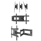 Full Motion TV Wall Mount for 40" to 75-inch Screens up to 150 lbs ONKRON M7L, Black