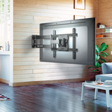 Full Motion TV Wall Mount for 40" to 75-inch Screens up to 150 lbs ONKRON M7L, Black