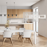 Full Motion TV Wall Mount for 40" to 75-inch Screens up to 150 lbs ONKRON M7L, White