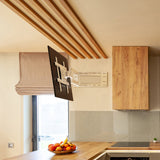 Full Motion TV Wall Mount for 40" to 75-inch Screens up to 150 lbs ONKRON M7L, White