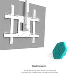 Ceiling TV Mount Tilt Swivel for 32" to 80-inch Screens up to 150 lb ONKRON N1L, White