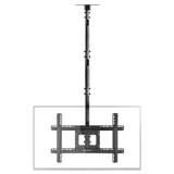 Ceiling TV Mount Tilt Swivel for 32" to 80-inch Screens up to 150 lb ONKRON N2L, Black