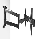 Full Motion TV Wall Mount for 40" to 75-inch Screens up to 77 lbs ONKRON NP47, Black