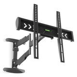 Full Motion TV Wall Mount for 40" to 75-inch Screens up to 77 lbs ONKRON NP47, Black