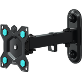 Full Motion TV Wall Mount for 10" to 35-inch Screens up to 44 lbs ONKRON R2, Black