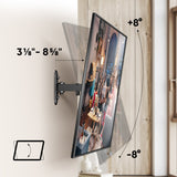 Full Motion TV Wall Mount for 10" to 35-inch Screens up to 44 lbs ONKRON R2, Black