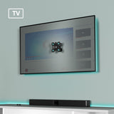 Tilt Swivel TV Wall Mount for 10" to 35-inch Screens up to 55 lbs ONKRON R3, Black