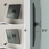 Tilt Swivel TV Wall Mount for 10" to 35-inch Screens up to 55 lbs ONKRON R3, Black