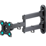 Full Motion TV Wall Mount for 10" to 35-inch Screens up to 55 lbs ONKRON R4, Black