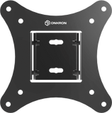 Tilting TV Wall Mount for 10"-27"  up to 44 lbs Flat Panel TVs Digital Panels ONKRON SN31, Black