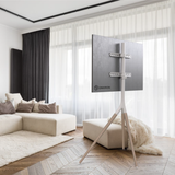 Artistic Easel Tripod TV Stand for 32” – 65 Inch  up to 77 lbs ONKRON TS1220, White