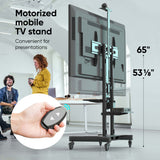 Motorized TV Lift w/ Remote Control Mobile TV Stand for 50-86" TVs up to 233 lbs ONKRON TS1881 eLift