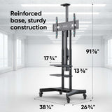 Motorized TV Lift w/ Remote Control Mobile TV Stand for 50-86" TVs up to 233 lbs ONKRON TS1881 eLift