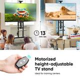 Motorized TV Lift w/ Remote Control Mobile TV Stand for 50-86" TVs up to 233 lbs ONKRON TS1881 eLift