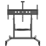 Mobile TV Stand Rolling TV Cart for 50 to 100-Inch Screens up to 265 lb ONKRON TS1991, Black