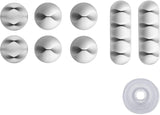 Cable Management Clips & Fastening Tape Pack of 8 Clips 1 Tape ONKRON CM1, White