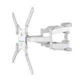 Full Motion TV Wall Mount for 32" to 60-inch Screens up to 80.2 lbs ONKRON M5, White