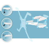 ONKRON TV Wall Mount Bracket Full Motion Articulating Arm 39" – 65 Inch Flat Screens up to 88 lbs White M5L