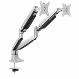 Dual Monitor Desk Mount Stand for 13"-32" Screens up to 19.8 lb. ONKRON G200, Silver