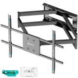Full Motion TV Wall Mount for 42" to 110-inch Screens up to 220 lb ONKRON M8L, Black