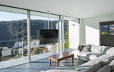 Ceiling TV Mount Tilt Swivel for 32" to 80-inch Screens up to 150 lb ONKRON N1L, White