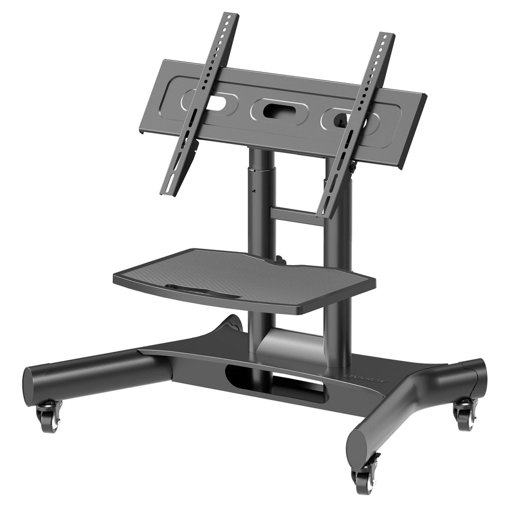 Tilting Mobile TV Stand TV Cart for 32"-70" up to 100 lbs Interactive Screens ONKRON TS1350, Black